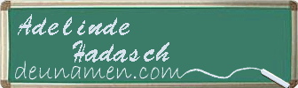 Adelinde Hadasch Visitenkarte